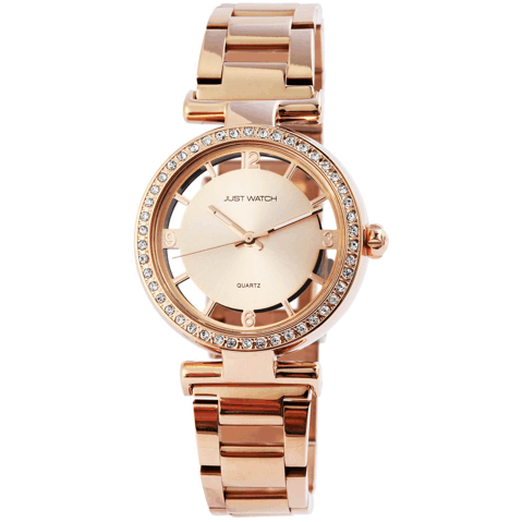JUST oceľové Hodinky dámske Elega casual 10057SG ruzove zlato