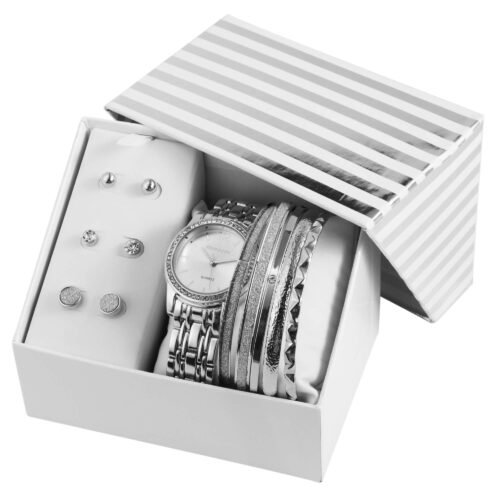 Hodinky darčekový set módne naramky náušnice bižutéria 1800161
