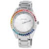 Hodinky Excellanc color crystal s110 strieborné