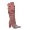 Dámske čižmy fashion full crystal módne 108SW2 rosa black