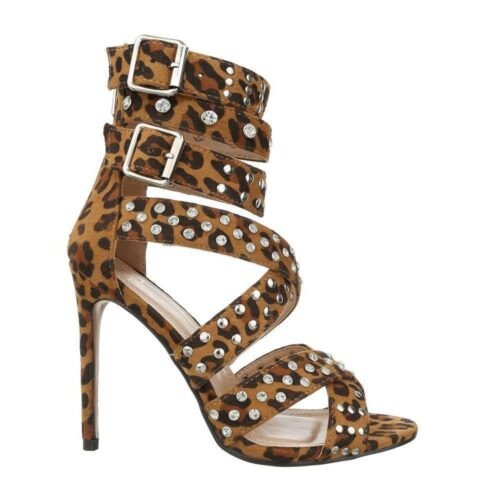 Dámske exkluzívne sandále boheme crystal 124SW leopard