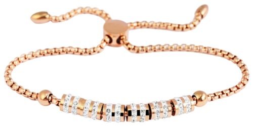 Náramok oceľ Shiny crystals 5030399SG retiazka posuvna - Image 2