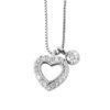 STRIEBRO Prívesok Srdce mini Love crystal 5350019 strieborný