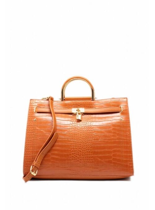 Kabelka FRANCE tote bag damska 6768TE crocodile