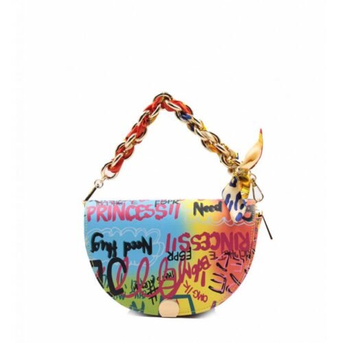 Kabelka FRANCE mini handbag cez rameno 2781TE graffiti