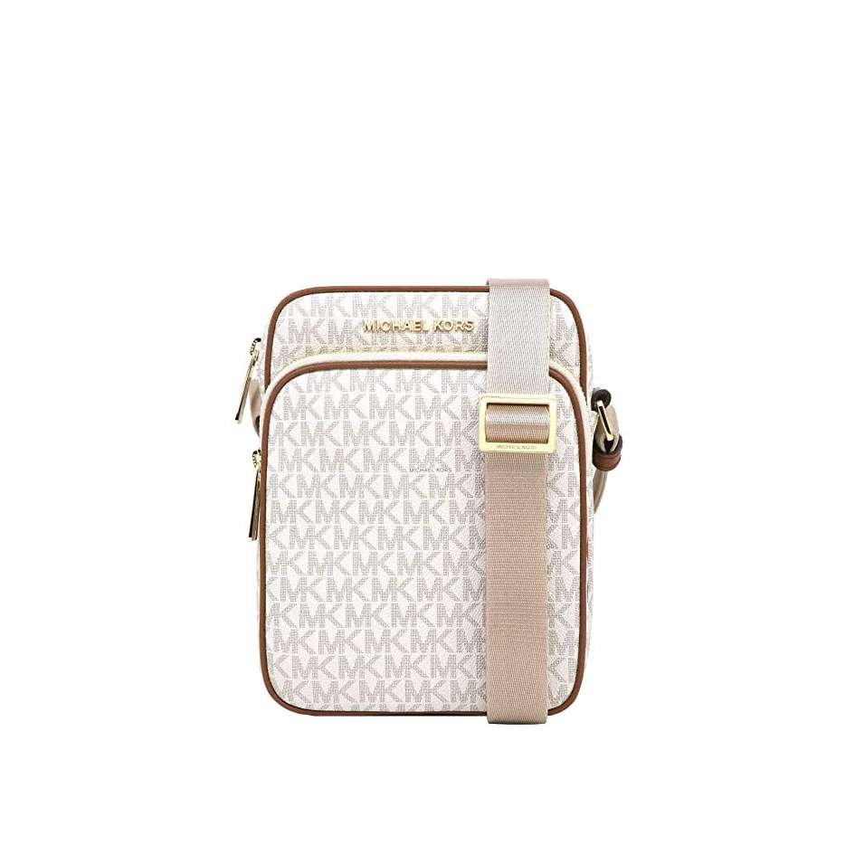 Michael kors jet set travel signature pvc medium flight bag deals