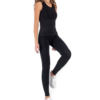 Fitness súprava fashion joggingova leginy top black