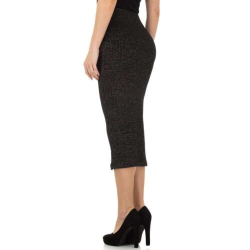 Dámska priliehavá sukňa casual sexi metalic 91083SW900 2 farby - Image 2