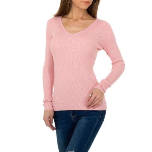 Dámsky úpletový pulover casual krátky 1024SW - Image 6