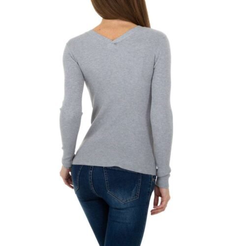 Dámsky úpletový pulover casual krátky 1032SW mašľa - Image 6