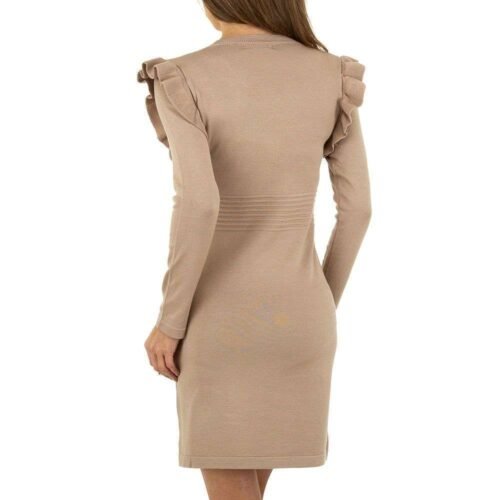Dámske mini šaty strečové s volánmi stretch l037SW módne - Image 5