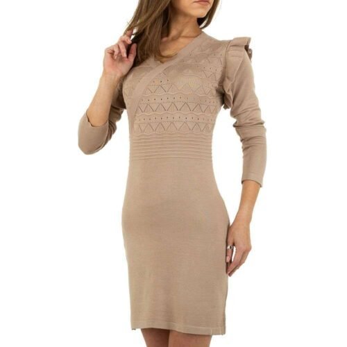 Dámske mini šaty strečové s volánmi stretch l037SW módne - Image 4