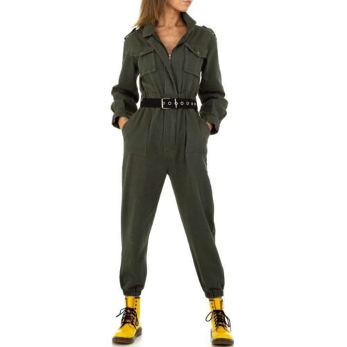 Dámsky overal rifľový nohavice rifle kombinéza jeans f22SW - Image 6