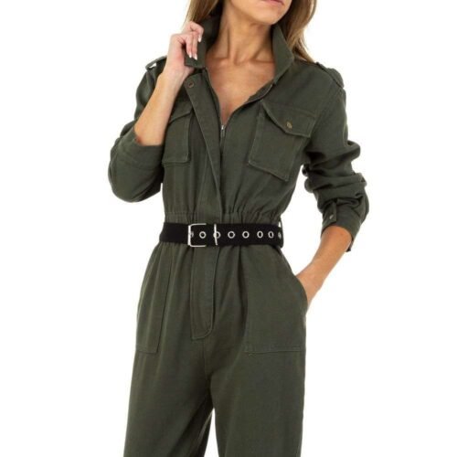 Dámsky overal rifľový nohavice rifle kombinéza jeans f22SW - Image 4