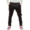 Pánske rifle Na traky Regular slim casual 1407SW180 cierne