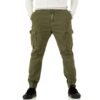 Pánske rifle nohavice casual sport kapsace R066SW zelena