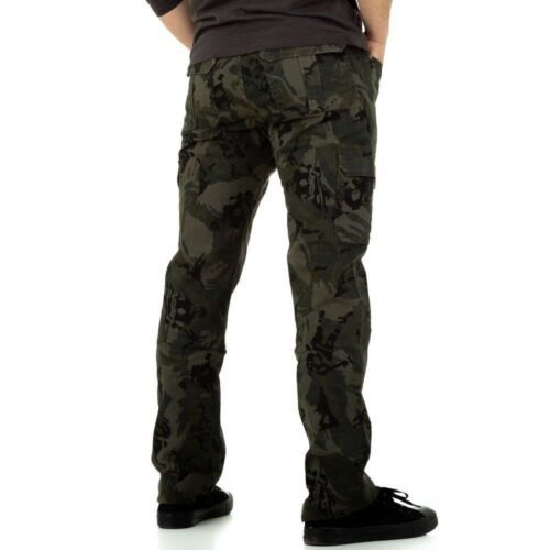 Pánske cargo nohavice camouflage sport kapsace 1003SW regular - Image 3