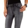 Dámske slim rifle fashion skinny 3d80 grey