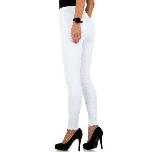 Dámske nohavice dlhé slim basic skinny dz10SW biela - Image 2