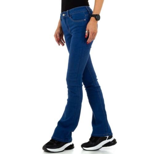 Dámske jeansy rifle zvonové slim bootcut 067SW denim blue - Image 3