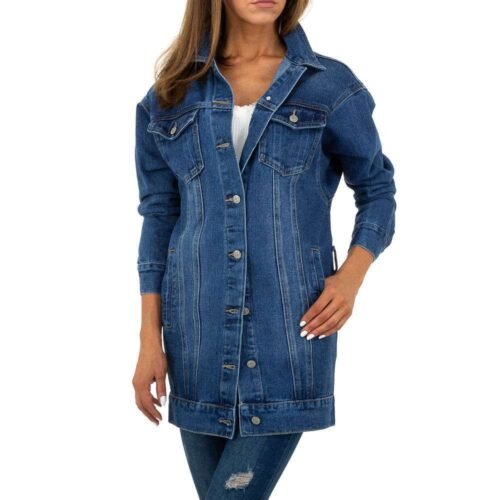 Dámska riflova bunda jeans bedrova 3303SW denim blue - Image 4