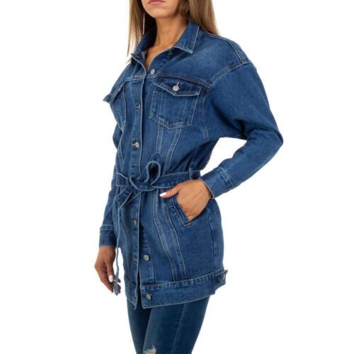 Dámska riflova bunda jeans bedrova 3303SW denim blue - Image 2