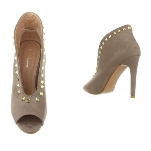 Dámske casual lodičky sandále princess studs L1160SW120 natural - Image 2