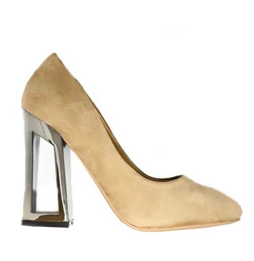 Dámske casual lodičky exclusive trinity khaki beige
