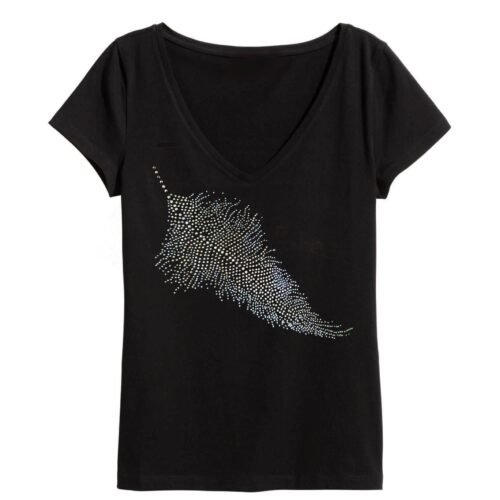 mB tričko dámske Feather crystal