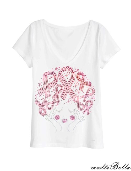 mB tričko dámske Lady Pink crystal