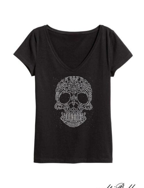 mB tričko dámske Skull1 crystal