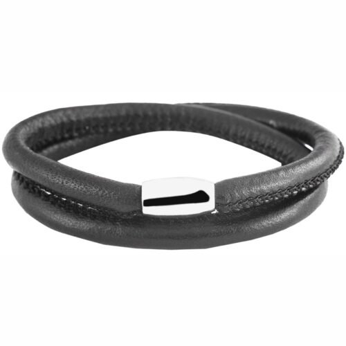 UNISEX kožený náramok basic 2row SG540 4 farby