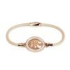 Náramok kožený oceľ Tree strom zivota 5040014SG crystal