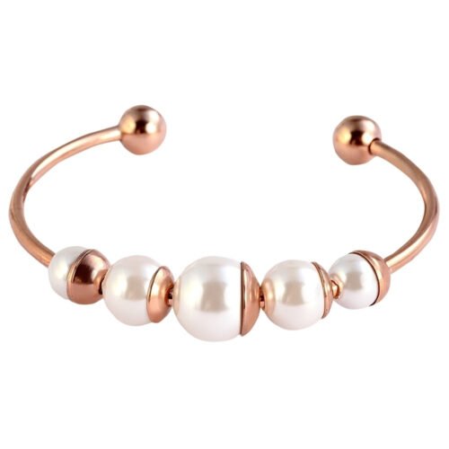 Náramok perly oceľ 5030314SG elegant pearls