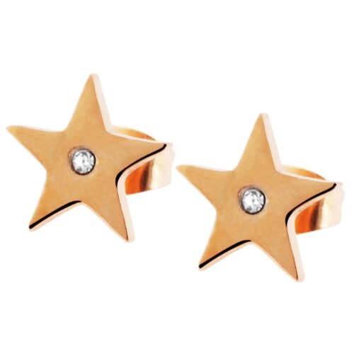 Náušnice oceľ Hviezdy crystal SG121 2 varianty