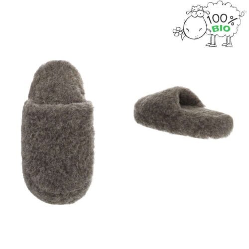 Obuv domáca Papuče Biovlna Unisex čierne - Image 3