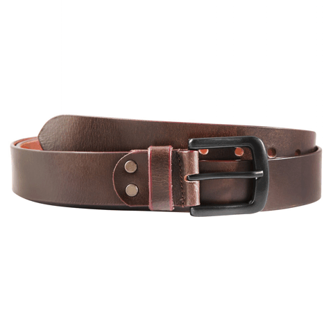 Pánsky kožený opasok casual 3100067 Verrelli brown