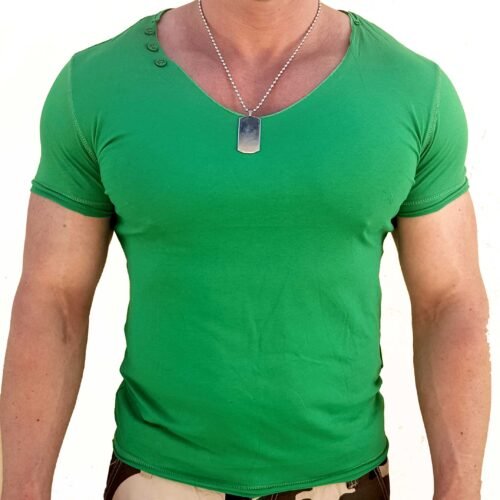 Pánske extravagantné tričko 528 green