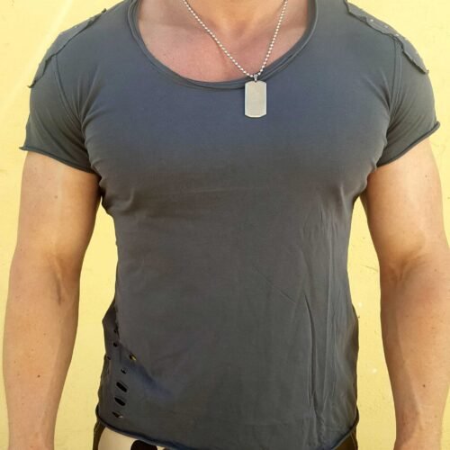 PÁNSKE TRIČKO S DIERAMI 587 DARKBLUE 9 p587darkblue1 scaled