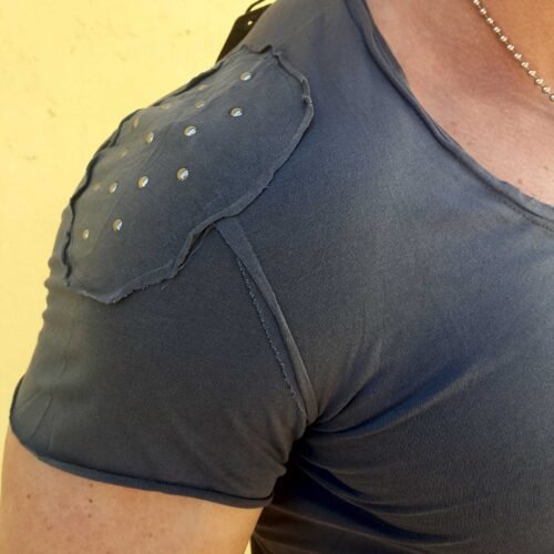 PÁNSKE TRIČKO S DIERAMI 587 DARKBLUE 11 p587darkblue3 scaled