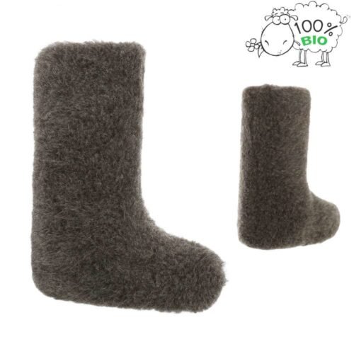 Obuv domáca Papuče Biovlna vysoké Unisex PAN-1-111SW110 čierne
