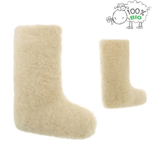 Obuv domáca Papuče Biovlna vysoké Unisex PAN-1-111SW110 biele