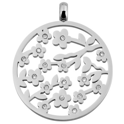 Prívesok oceľ Circle Nature 4 varianty crystal SG600 - Image 5