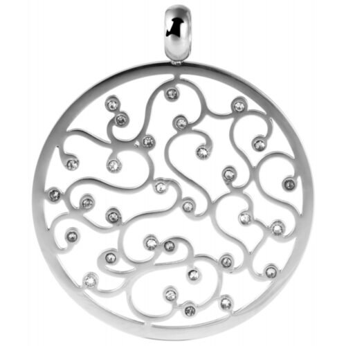Prívesok oceľ Circle Nature 4 varianty crystal SG600 - Image 4