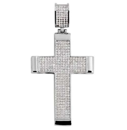 OCEL Maxi Prívesok Luxury Cross Kríž 67x46mm strass - Image 2