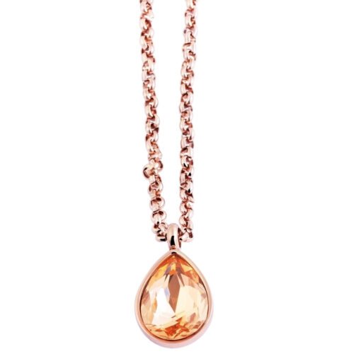 Náhrdelník oceľ Big Tear 2 varianty crystal SG100 - Image 3