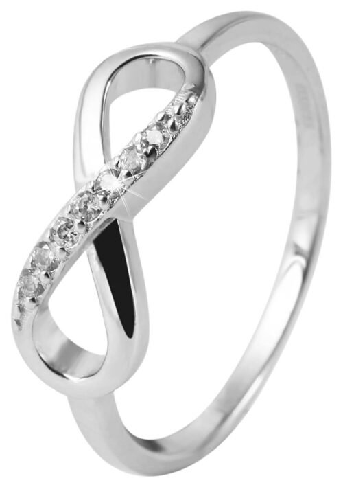 Prsteň STRIEBRO Infinity fashion dámsky crystal 5330023 - Image 3