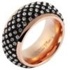 PRSTEŇ oceľ MULTI full crystal SG151 zlatý