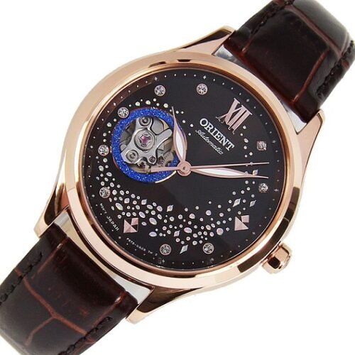 Hodinky dámske automatické Orient exkluzívne Crystal Blue moon - Image 2