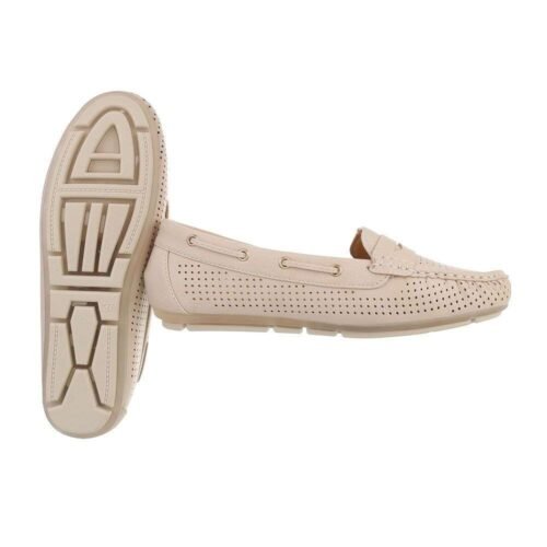 Dámske mokasiny sporty jarne nizke b-37SW beige - Image 3
